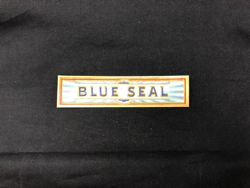 Blue Seal Cigar Label Box Wrapper Original Embossed Unused Vintage Tobacco