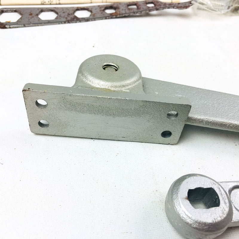 LCN Size D Potbelly Closer Arm H-180 RH ALUM Hold Open 180 Right-Handed Aluminum