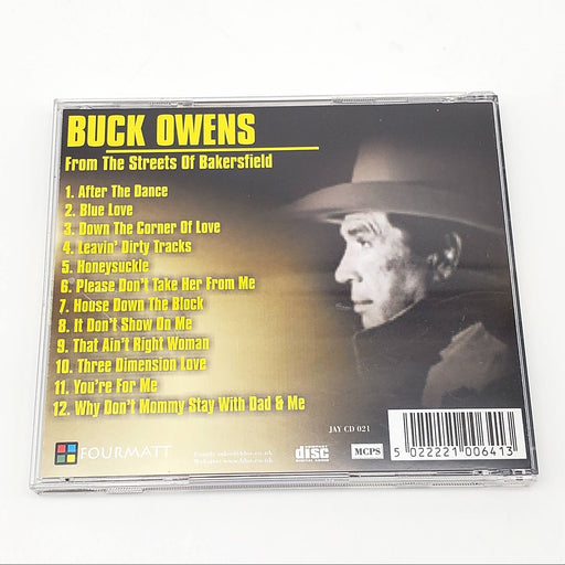 Buck Ownes From The Streets Of Bakersfield Album CD Fourmatt 2002 2