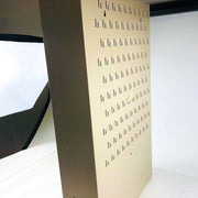 HPC Security Cabinet KEKAB-T100 Barrel Locking Two Tags 100 Key New Old Stock 7