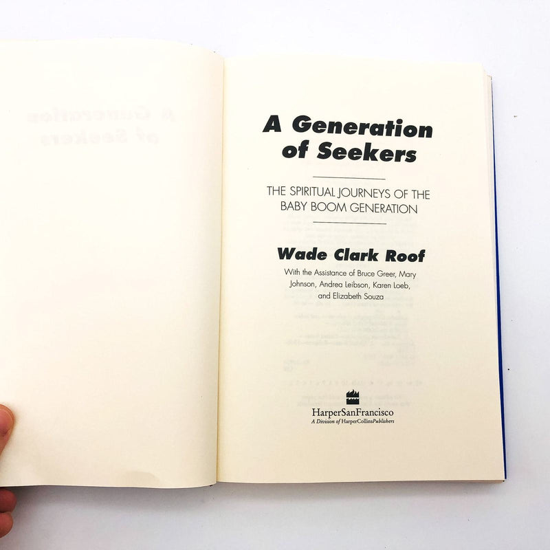 A Generation Of Seekers Hardcover Wade Clark Roof 1993 Baby Boomers Spirituality 7