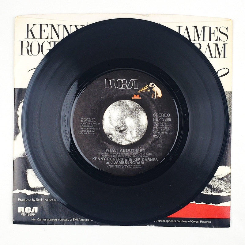Kenny Rogers What About Me? Record 45 RPM Single PB-13899 RCA 1984 3