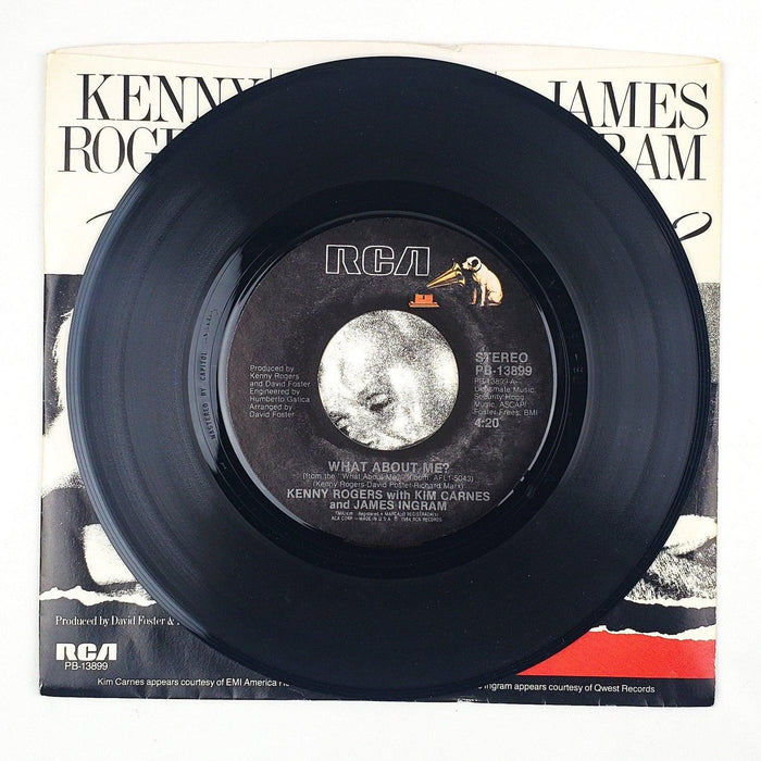 Kenny Rogers What About Me? Record 45 RPM Single PB-13899 RCA 1984 3