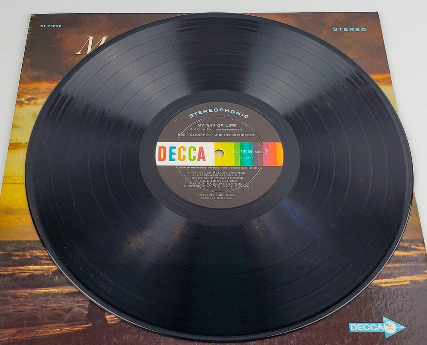 Bert Kaempfert My Way Of Life Record 33 RPM LP DL 75059 Decca 1968 4