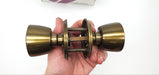 Falcon Door Knob Passage Latch Antique Brass US6 Beverly B 101 2-3/4in BS NOS 4