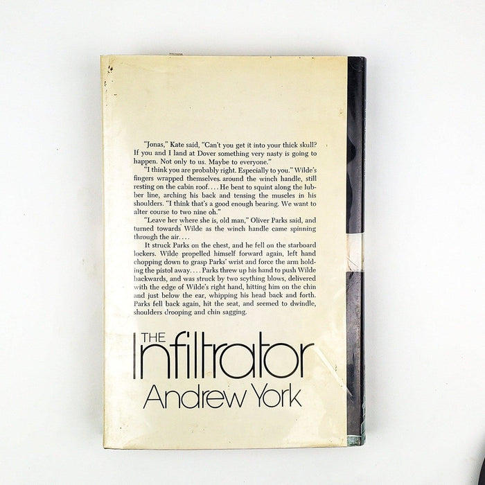 The Infiltrator Andrew York 1971 Doubleday 1st Edition Hardcover Book 2