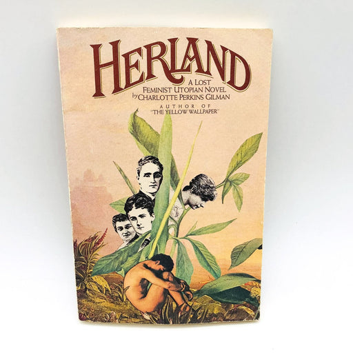 Herland Paperback Charlotte Perkins Gilman 1979 Feminist Utopia WW1 Soldiers 1