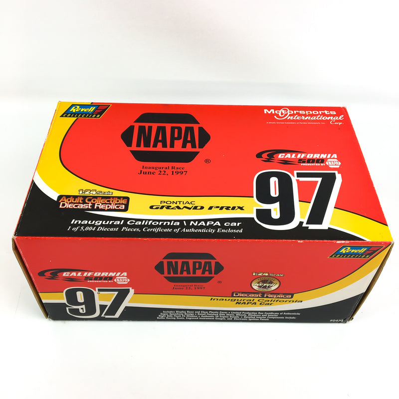 Revell 1997 Grand Prix NAPA Inaugural Race 1:24 Car w/ Display Case & Box