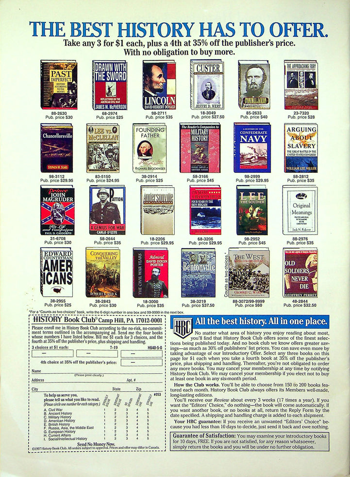 Civil War Times Magazine May 1997 Vol 36 No 2 Heroism & Death Battle of Corinth 3