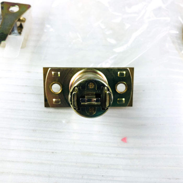 Yale 5237 Entry Door Knob Lockset Keyed Privacy Cylindrical US3 Brass Brandywine 12