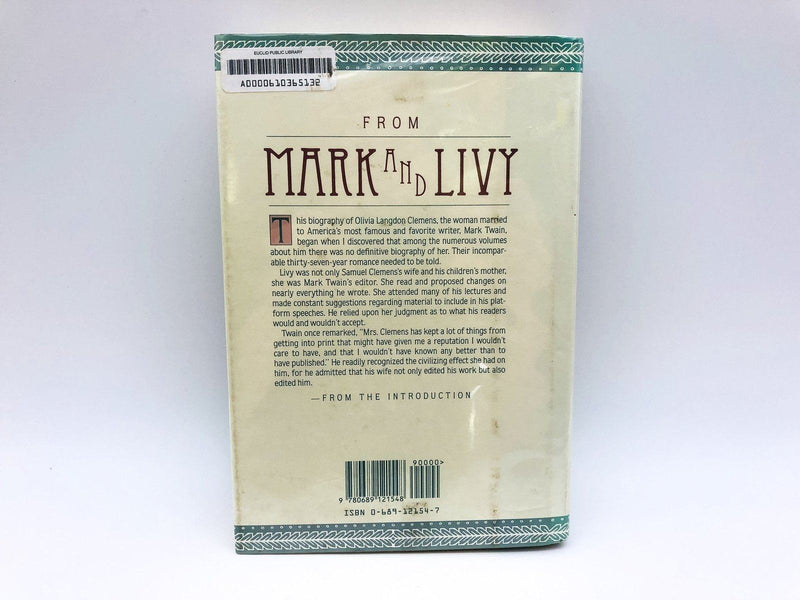 Mark and Livy Hardcover Resa Willis 1992 Twain Author Wives Marriage Ex Library 2