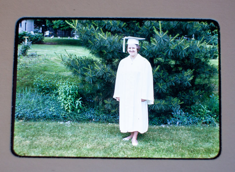 Vintage 35mm Photo Transparency Slides - Graduation Cookout 1970 | Lot of 3
