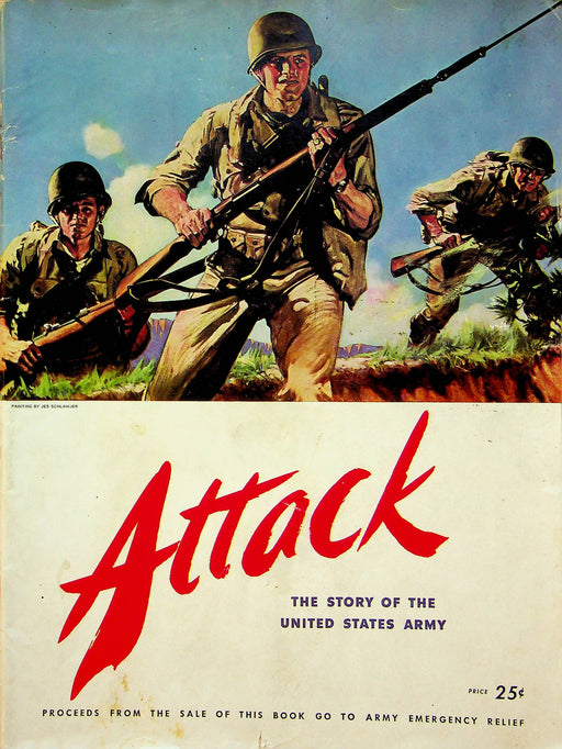 Attack Story of United States Army Booklet Emergency Relief AER John Pershing 1