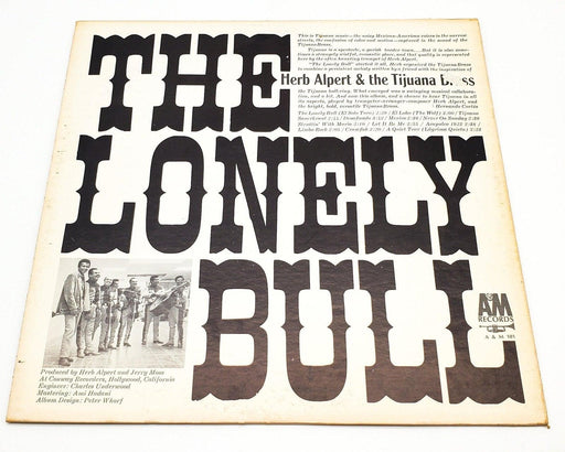 Herb Alpert & The Tijuana Brass The Lonely Bull 33 RPM LP Record A&M 1962 WEAR 2