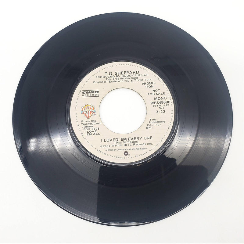 T.G. Sheppard I Loved 'Em Every One Single Record 1981 WBS 49690 PROMO 1