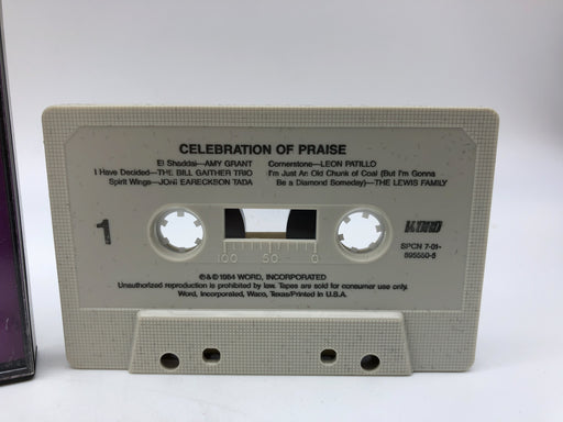 Celebration of Praise Cassette Word 1984 Compilation Amy Grant Bill Gaither Trio 2