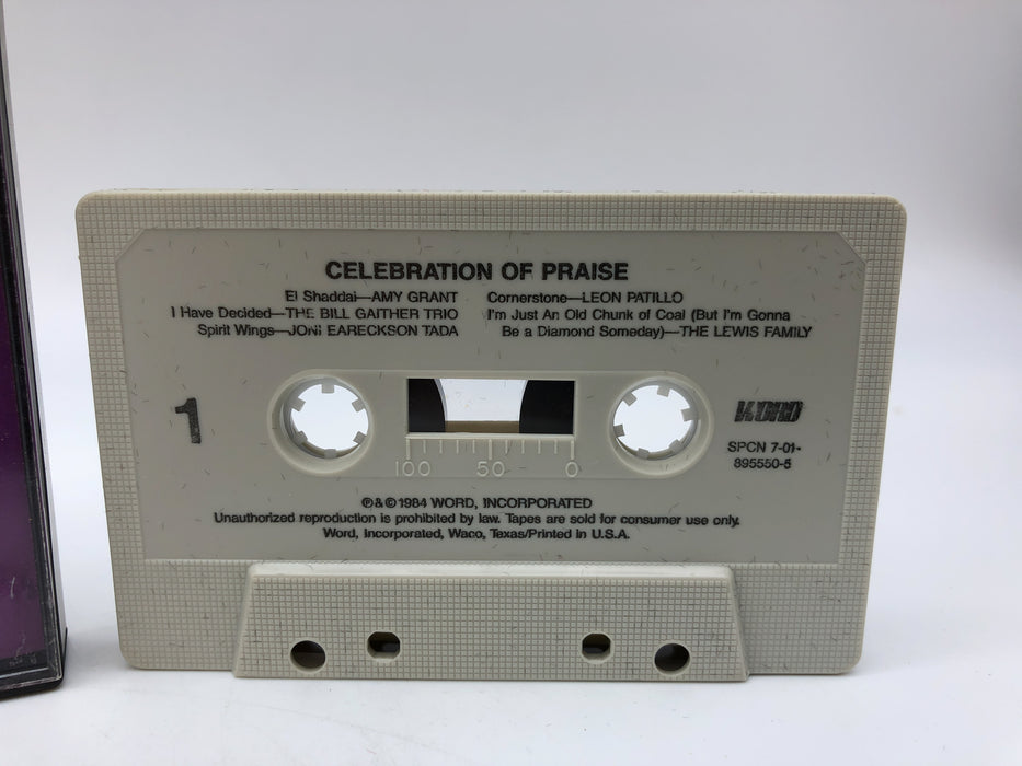 Celebration of Praise Cassette Word 1984 Compilation Amy Grant Bill Gaither Trio 2