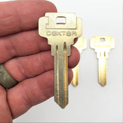 5x Dexter 62-D1 Key Blanks 6 Pin USA Made Vintage Tarnished NOS 1