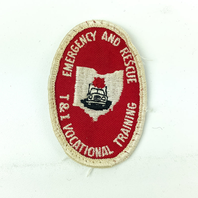 Vintage Emergency & Rescue Patch T & I Vocational Training Ohio Embroidered