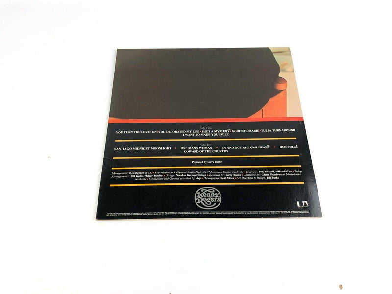 Kenny Rogers Self Titled Kenny Vinyl 33 Record LWAK-979 United Artists 1979 GATE 2