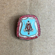 United Brothers of Carpenter's & Joiner's Lapel Pin 25 Years Service Sterling 1