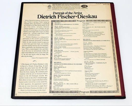 Dietrich Fischer-Dieskau Portrait Of The Artist Triple LP Record Angel Records 2