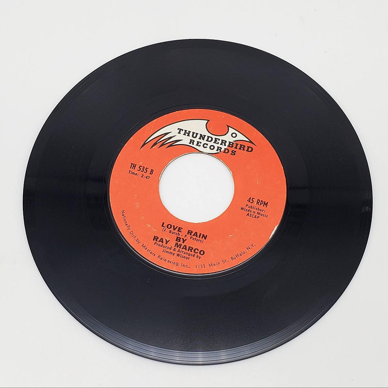 Ray Marco Poor Old World Single Record Thunderbird Records TH 535 2