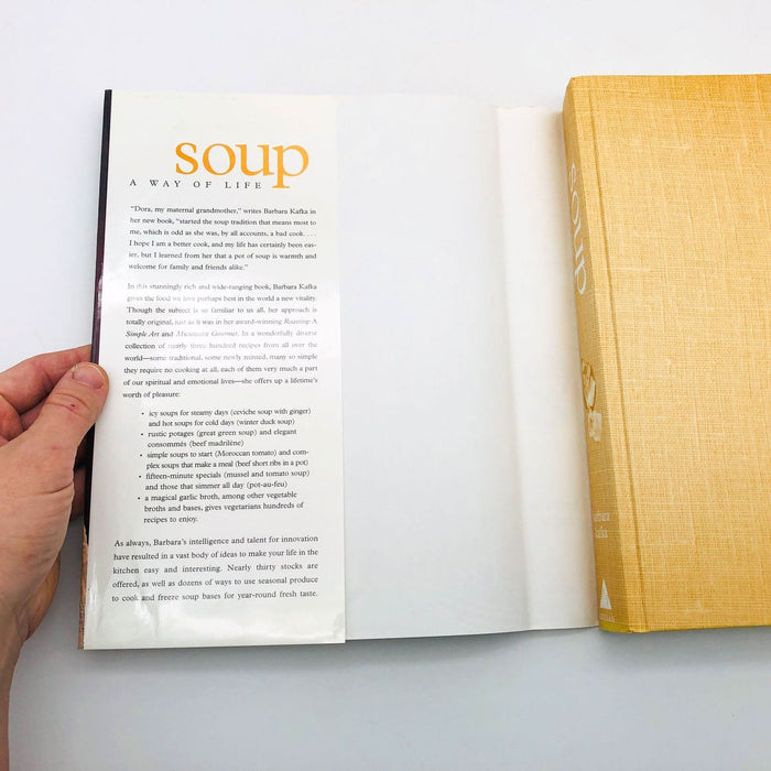 Soup A Way Of Life Hardcover Barbara Kafka 1998 Cookbook Recipes Icy Broths 7