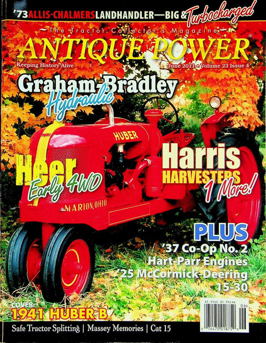 Antique Power Magazine June 2011 Vol 23 # 4 Graham-Bradley Hydraulic