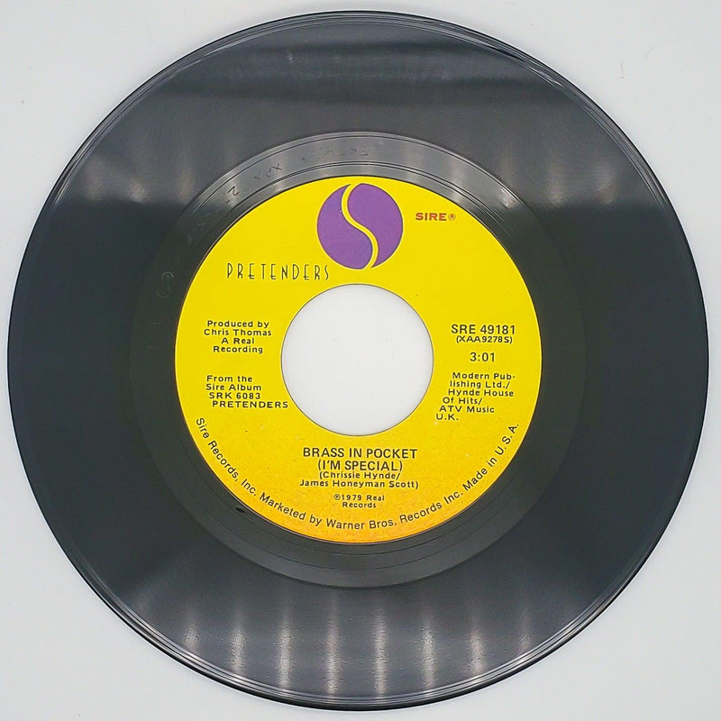 Pretenders Brass In My Pocet Record 45 RPM Single SRE 49181 Sire 1980 1