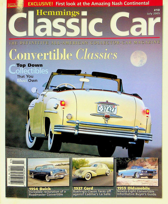 Hemmings Classic Car Magazine July 2005 Vol 1 # 10 Convertible Classics