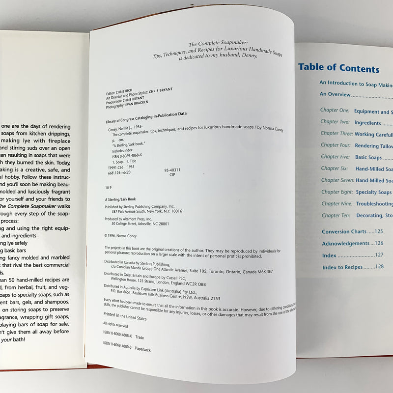 RARE Hard Copy The Complete Soapmaker: Tips, Techniques & Recipes by Norma Coney