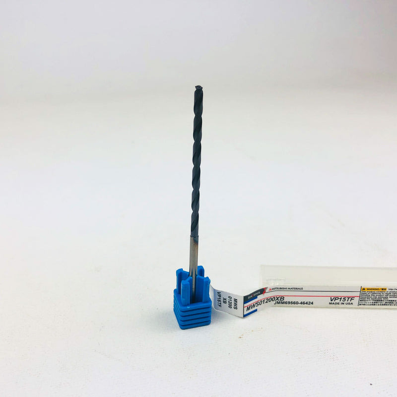 Solid Carbide Drill Bit Coolant Micro MWS 01200 XB Mitsubishi MWS01200XB VP15TF