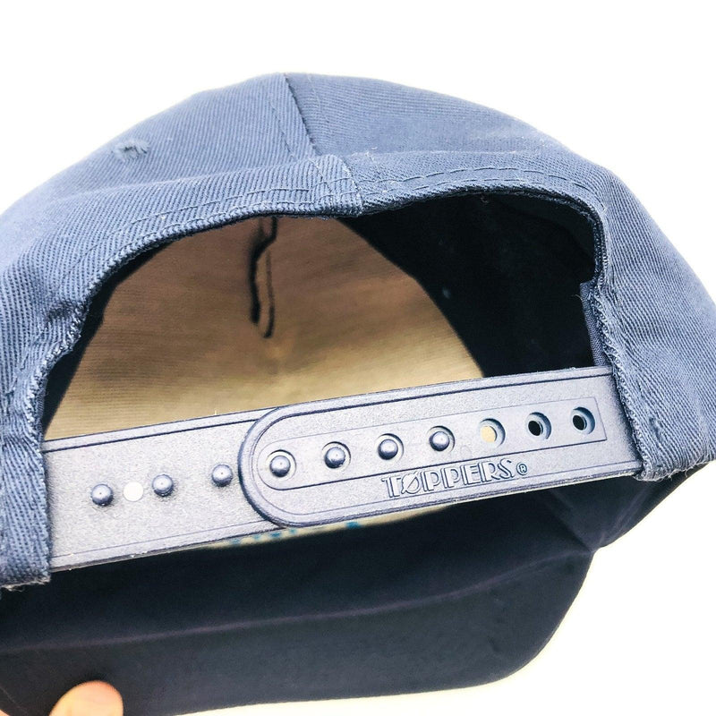 Vintage Radio Station Trucker Hat Snapback Cap Cleveland Ohio N8WHT John Blue 10