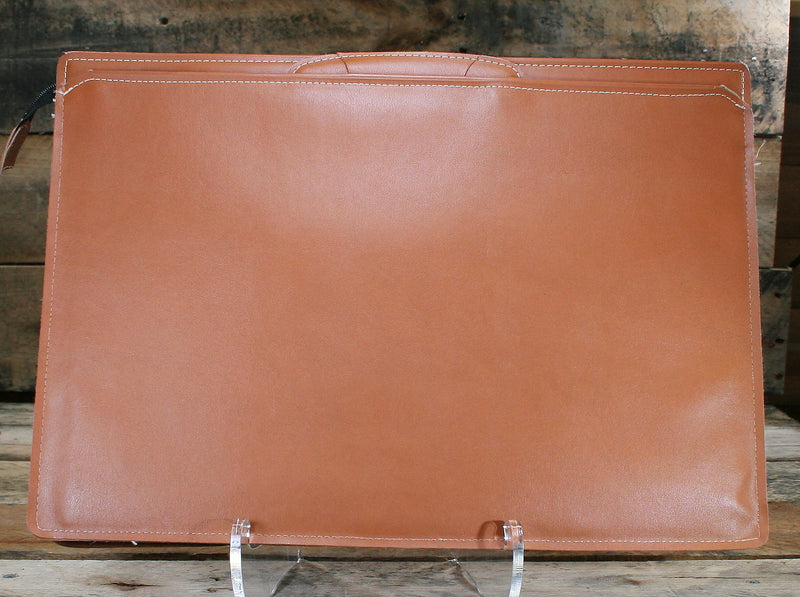 Ohio State Building Construction Trades Blueprint Briefcase Local 809 Brown