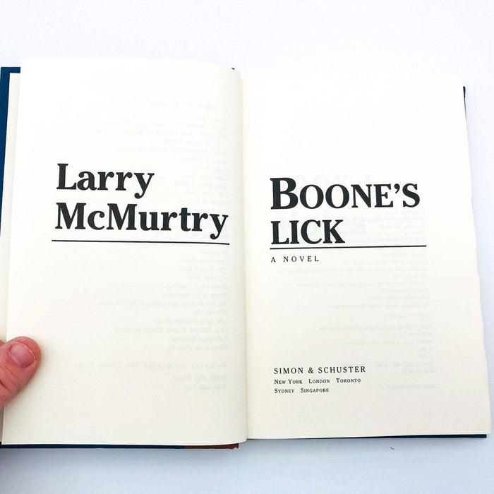 Boone's Lick Hardcover Larry McMurtry 2000 Going West Western Gold Rush Family 6