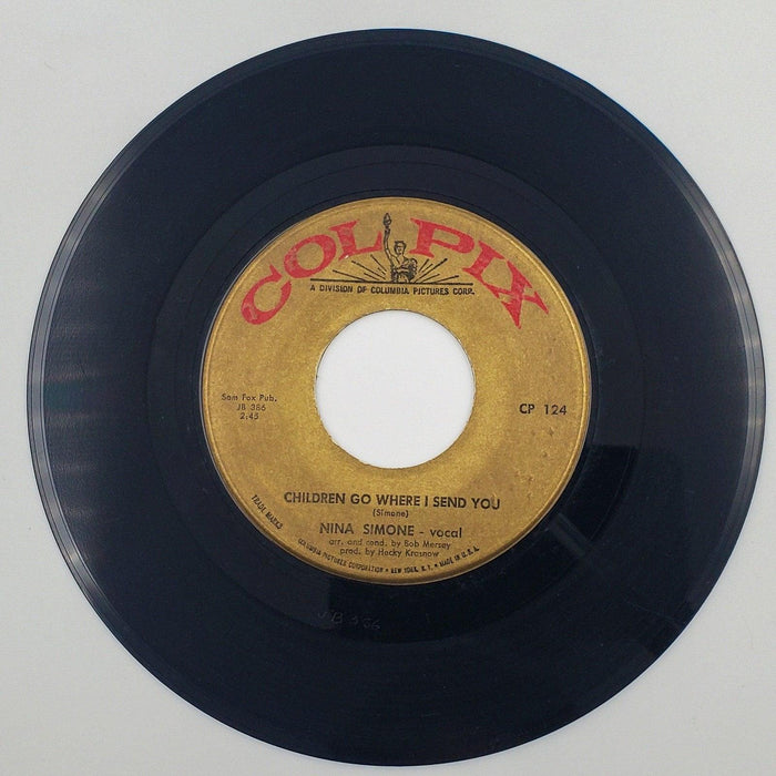 Nina Simone Children Go Where I Send You 45 RPM Single Record Colpix 1959 2