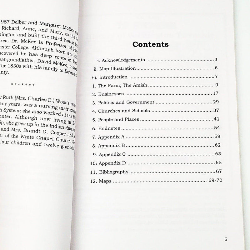 A History of Wilmington Township Mercer County 1900-2000 Delber McKee 1999 4