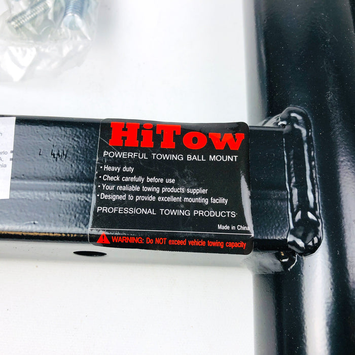 HiTow HT409-D Hitch Mount Dual Flagpole Holder 2" Receivers Black Powder Coat