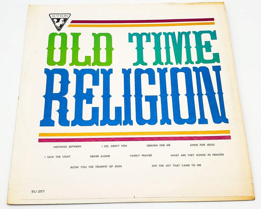 Old Time Religion 33 RPM LP Record Sutton SU 257 Shine For Jesus Trumpet of Zion 1