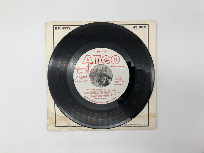 Pat McCormick Tells It Like It Is Record 45 RPM EP 4529 ATCO Records 1968 PROMO 3