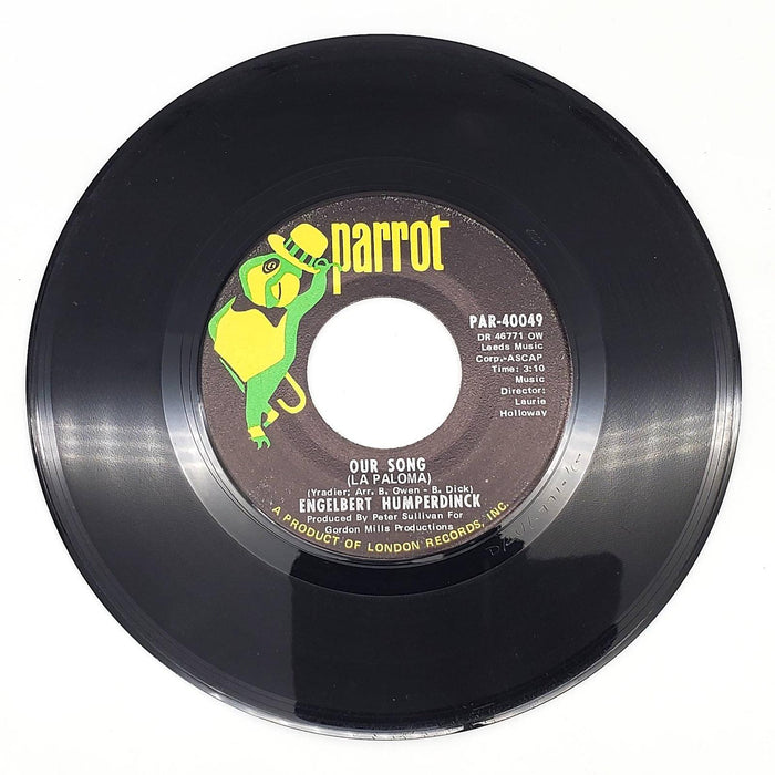 Engelbert Humperdinck My Marie 45 RPM Single Record Parrot 1970 PRT 40049 2