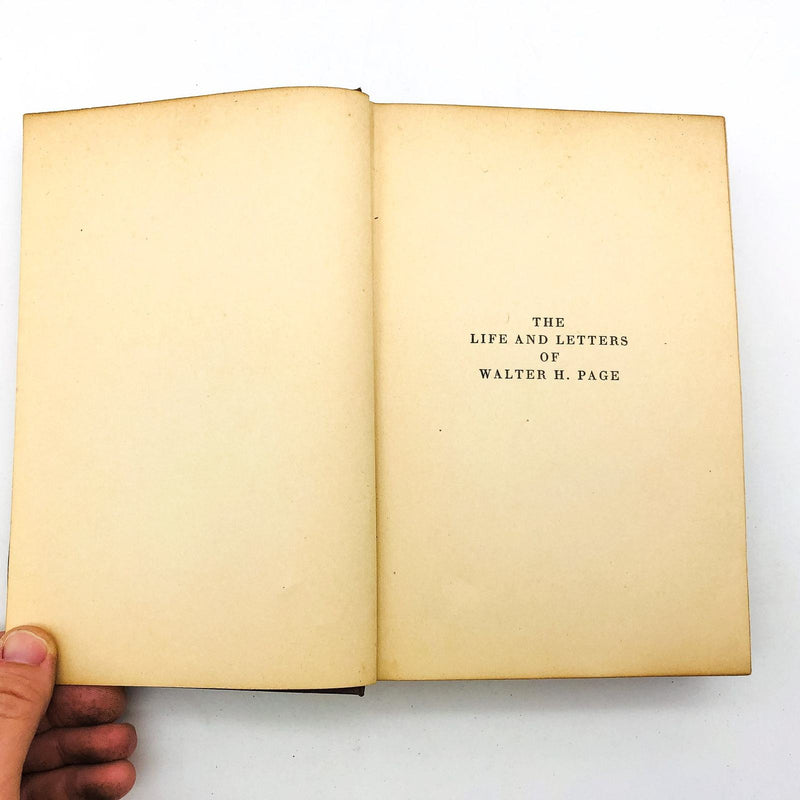 The Life & Letters Of Walter H. Page Hardcover Burton J. Hendrick 1927 Volume 2 6