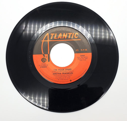Aretha Franklin Almighty Fire 45 RPM Single Record Atlantic Records 1978 3468 2