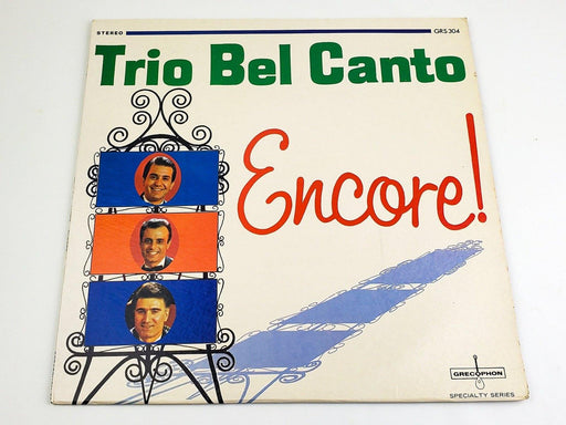 Trio Bel Canto Encore! 33 RPM LP Record Grecophon 1965 GRS 304 1