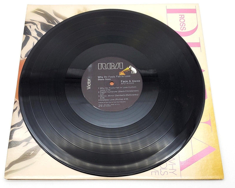 Diana Ross Why Do Fools Fall In Love 33 RPM LP Record RCA Victor 1981 AFL1-4153 7