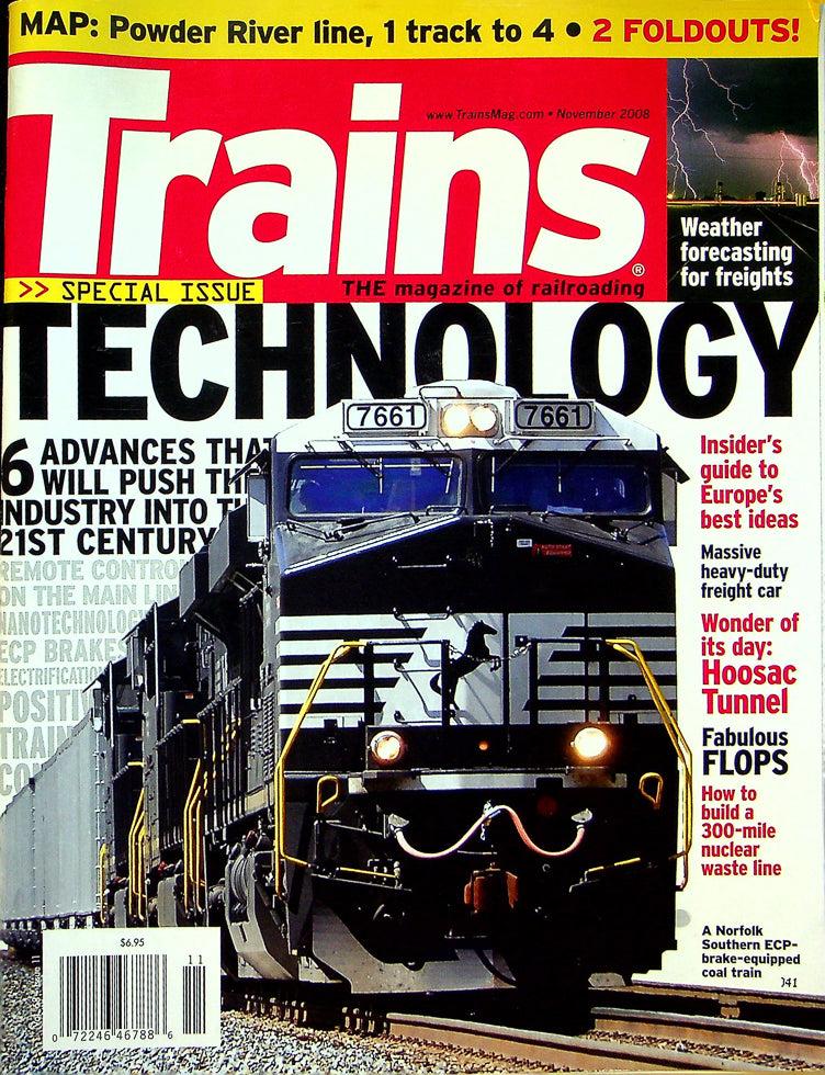 Trains Railroading Magazine November 2008 Vol 68 No 11 6 Advancments i ...