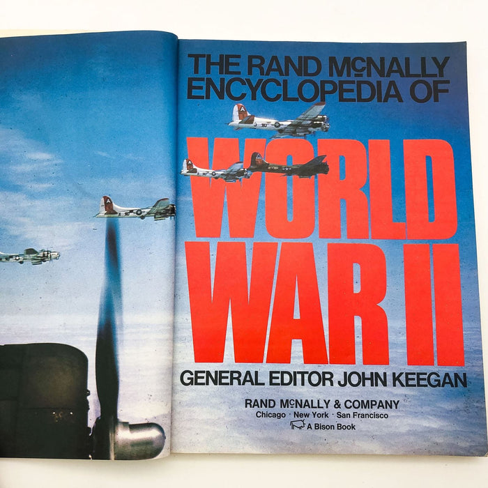 The Rand McNally Encyclopedia Of WW2 Paperback John Keegan 1978 2nd Printing 8