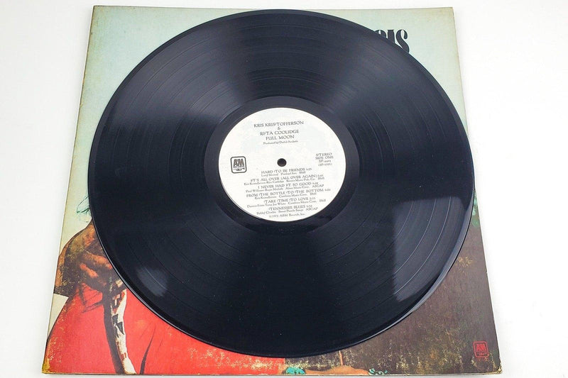Kris Kristofferson & Rita Coolidge Full Moon Record 33 RPM LP A&M 1973 Gatefold 4