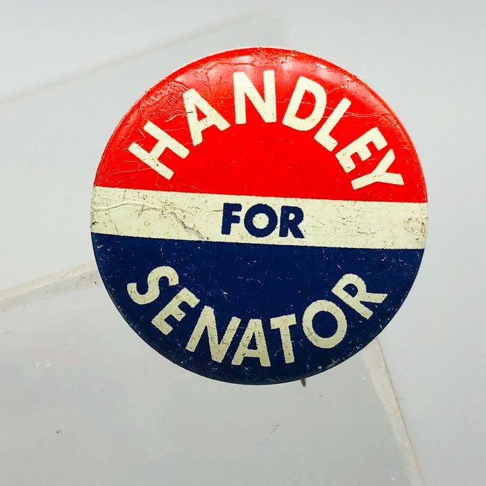 Harold Handley For Senator Button Pin .75" Indiana Political Campaign Union 14